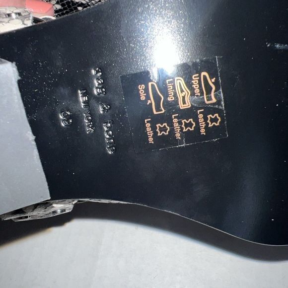 Rag & Bone Westin Harness Bootie Black/White Sz 9 (39 EU) MSRP $550- New In Box - Picture 6 of 10